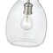 Z-Lite Bella 1 Light Mini Pendant, Matte Black & Clear 476MP-ROD-MB-BN - alternate 6